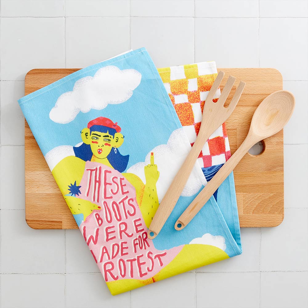 Custom Tea Towel Printing with Your Artwork & Logo Design — Mary's Kitchen  Towels